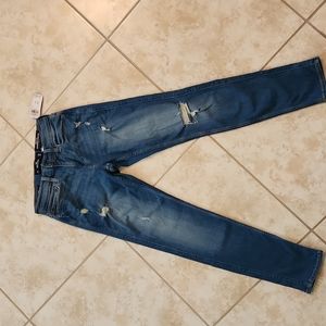 Hollister Advanced Stretch Skinny Jeans W 28 L 30 distressed